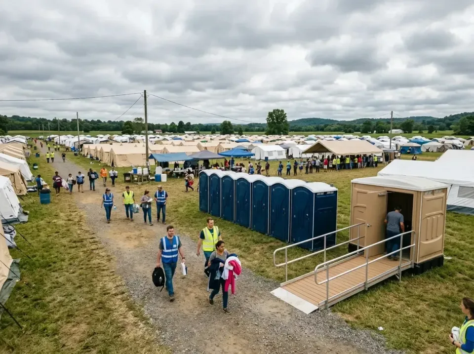 disaster-relief-camp-restrooms-010 — frequently asked questions, Dumpster & Portable Bathrooms Rental in Owens Cross Roads,…